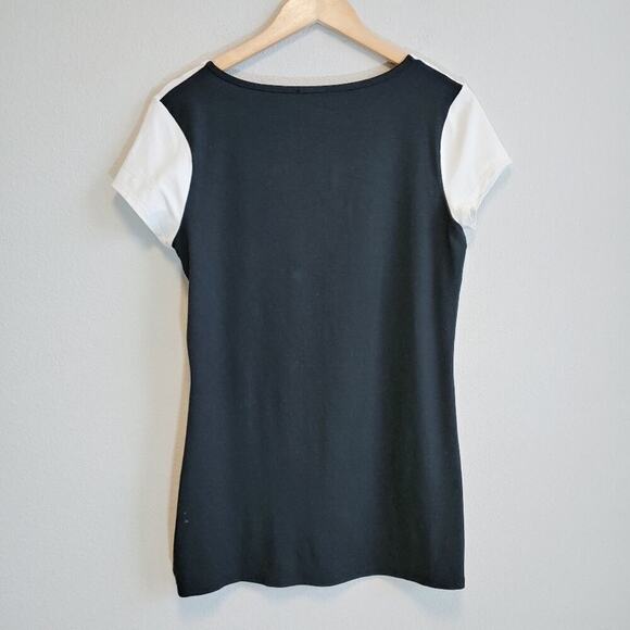 Cache' T-Shirt Sequins and Studs Cap Sleeves Sz M - Picture 2 of 13